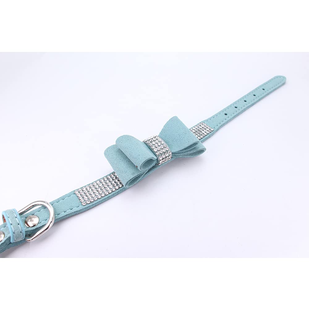 Sparkling Rhinestone Dog Collar & Leash Set - Crystal Diamond Pet Collar for Small & Medium Dogs | Stylish & Dazzling Accessory for Walks, Parties & Special Occasions