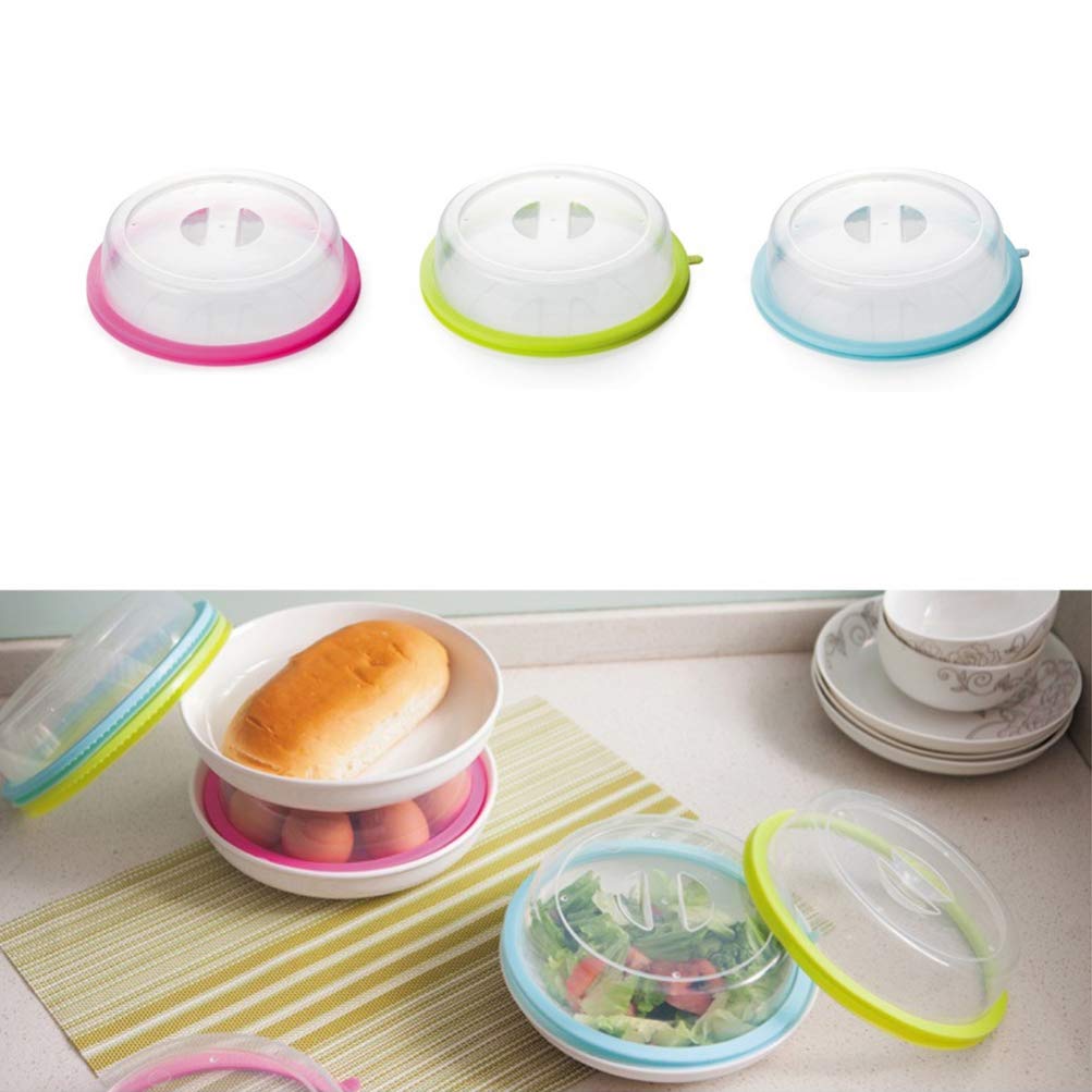 DOITOOL Microwave-Safe Dessert Display Dome - Cake Cover, Cheese Dome, Butter Cake Lid - Splatter Guard for Food Heating, Steam Protection - Perfect for Baking, Serving, and Storing Desserts