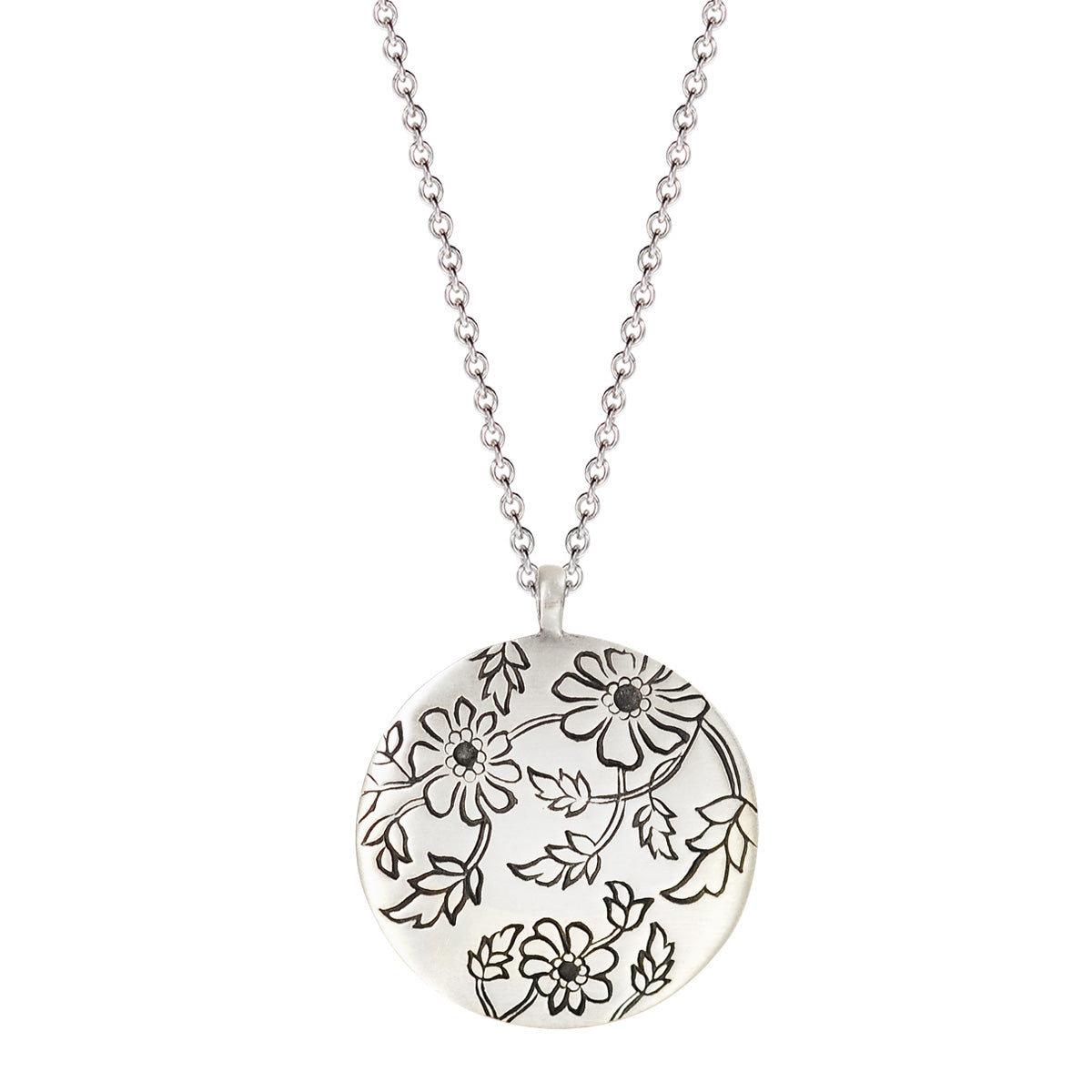 925 Sterling Silver Circle Paisley Pendant Necklace for Women - Elegant Bohemian Jewelry Gift for Birthday, Anniversary & Everyday Wear