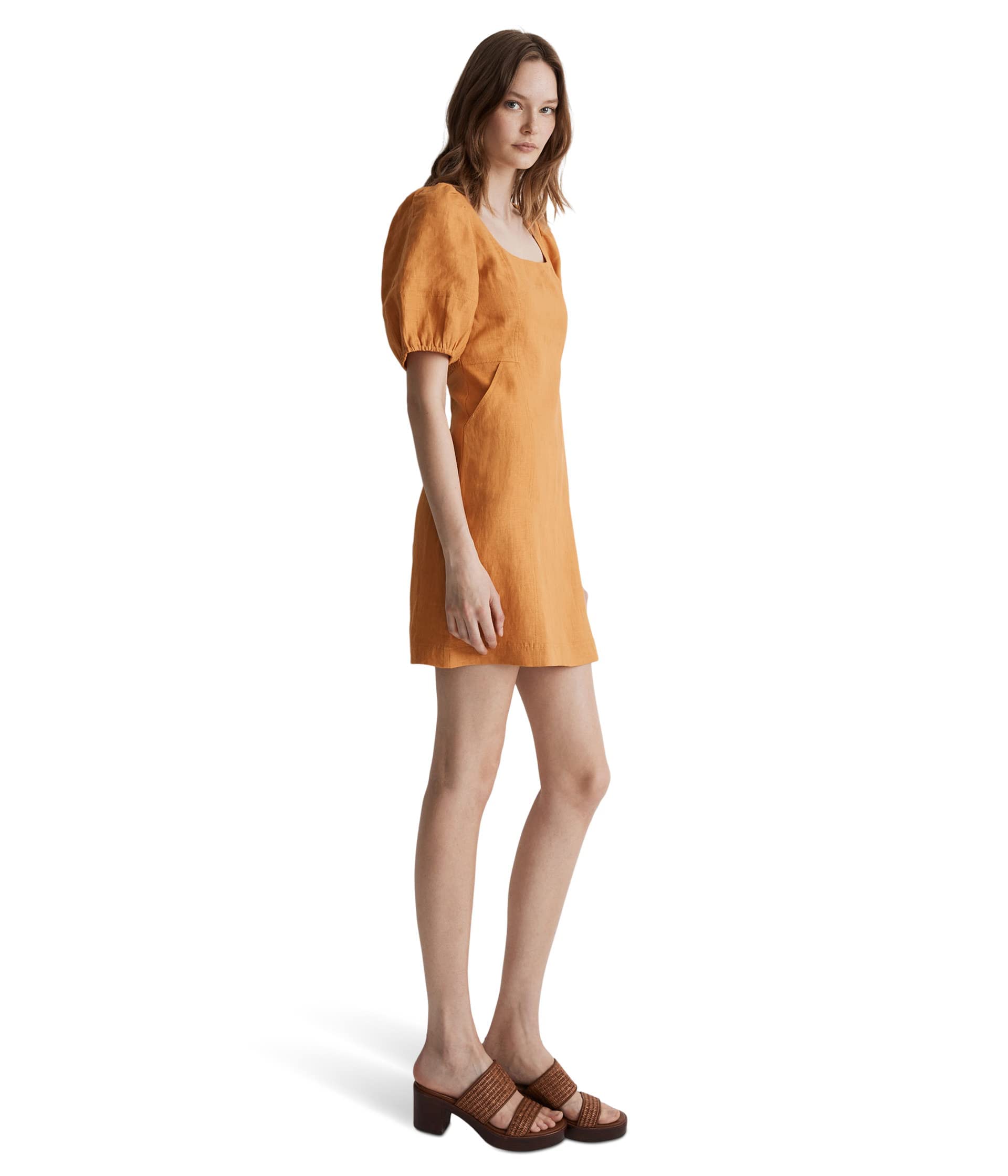 Madewell Maisie Mini Dress - 100% Linen Summer Dress for Women | Casual Boho Style Dress for Beach, Brunch & Date Night