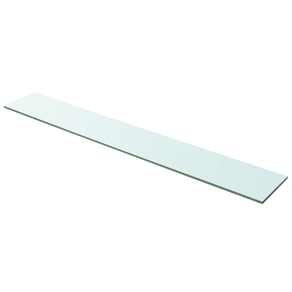 vidaXL Clear Tempered Glass Shelf Panel 39.4