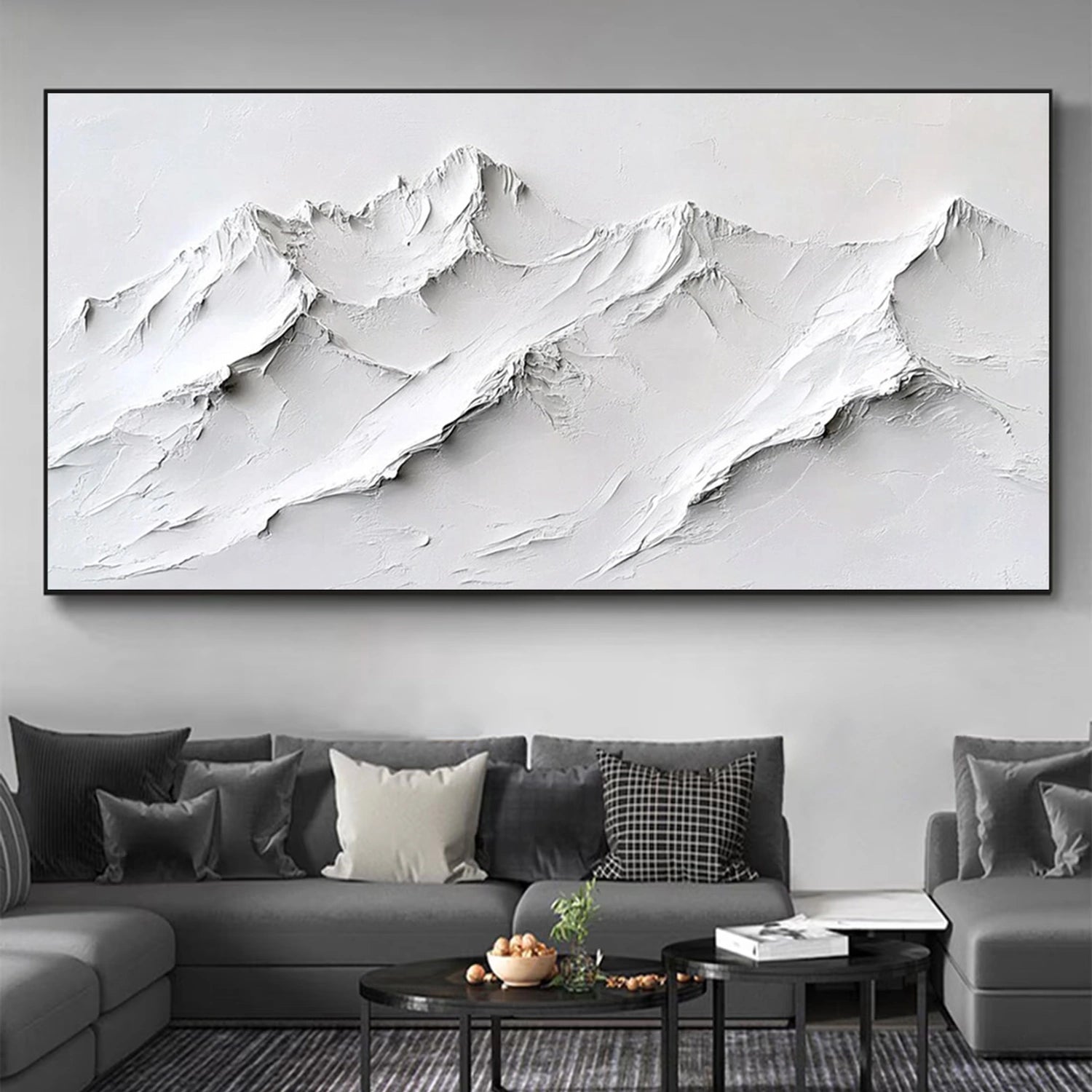 Minimalist Textured Plaster Art Painting - Modern Abstract Wall Decor #MM302 | Perfect for Living Room, Bedroom & Office