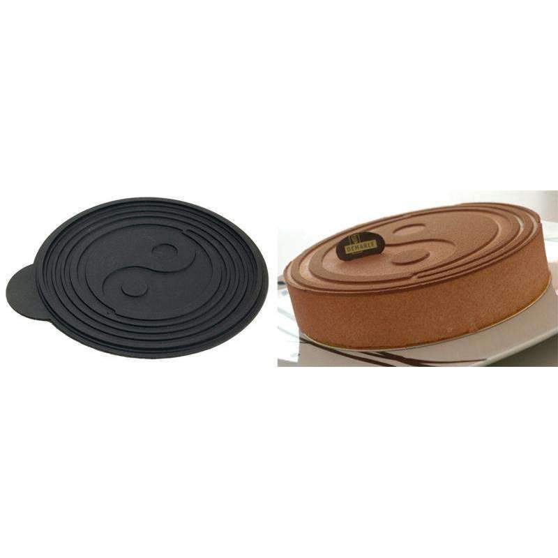 Yin Yang Silicone Relief Decor Mat - Non-Slip Kitchen Rug, Bathroom Floor Mat for Yoga & Meditation Space