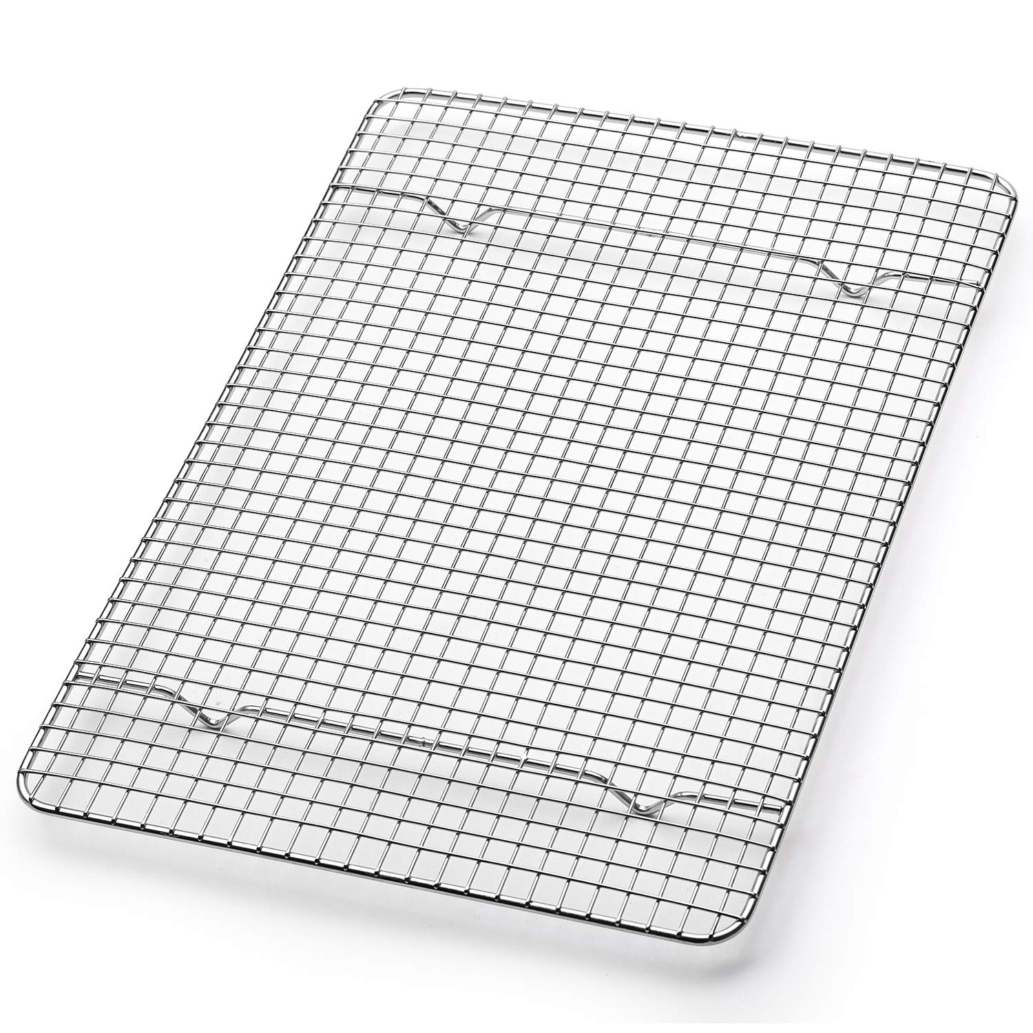 Spring Chef 8.5 x 12 Inch Stainless Steel Cooling Rack for Baking Cookies, Cakes & Bread - Oven Safe Wire Rack for Quarter Sheet Pans - Dishwasher Safe Baking Accessory - Perfect for Home Bakers & Professional Kitchens