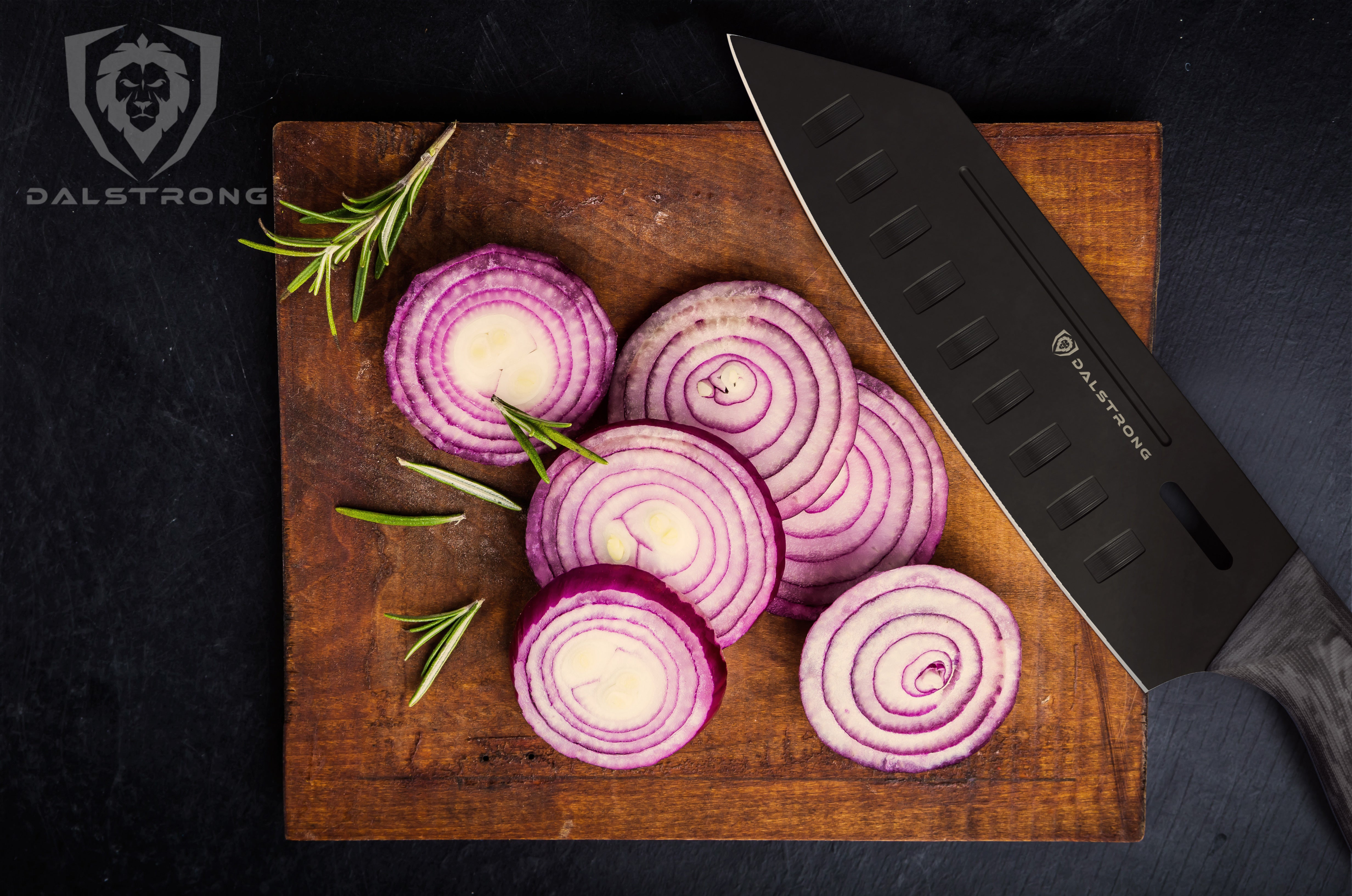 Premium 7-Inch Santoku Knife - Delta Wolf Series by Dalstrong | Ultra-Sharp Japanese Steel Blade for Slicing, Dicing & Chopping | Perfect for Home Chefs & Professional Kitchens