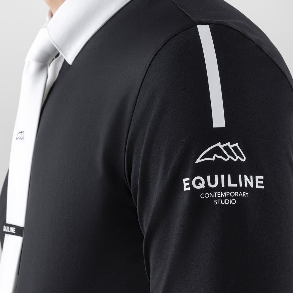 Equiline Men's Curic Long Sleeve Show Shirt - Premium Equestrian Riding Shirt for Horseback Riding & Dressage Competitions