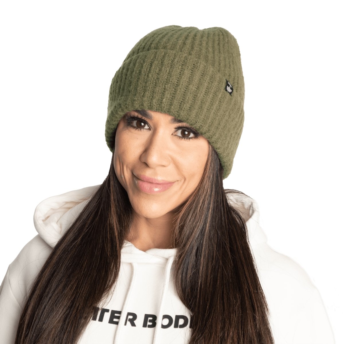 Better Bodies Stockholm Beanie - Soft Washed Green Winter Hat for Men & Women - Warm Knit Beanie for Outdoor Activities, Skiing, and Casual Wear