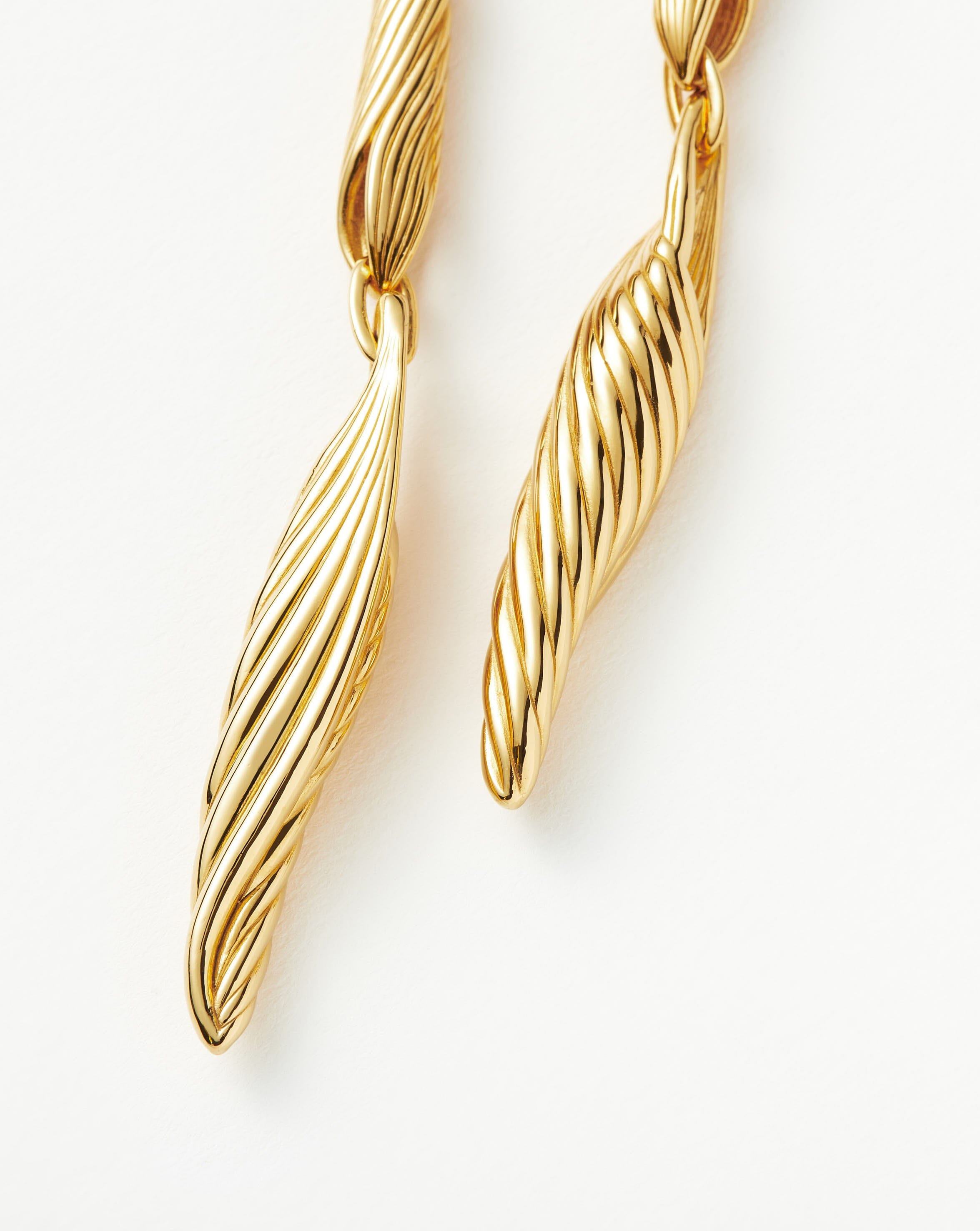 Limited Edition Wavy Ridge Triple Drop Earrings for Women - Handmade Boho Chic Dangle Earrings for Party, Wedding & Special Occasions