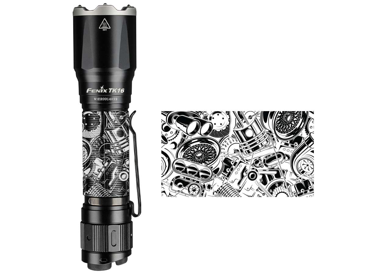Fenix TK16 V2.0 Tactical Flashlight - 2000 Lumens, Rechargeable, Special Edition Engraved Design - Perfect for Outdoor Adventures, Camping, Hiking & Emergency Preparedness