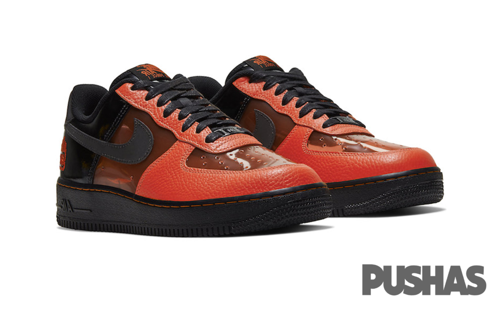 Nike Air Force 1 Low 'Shibuya Halloween' Sneakers (2019) - Limited Edition Halloween-Themed Shoes for Streetwear & Urban Fashion
