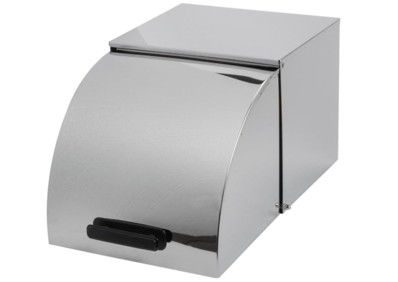 Soro Essentials Commercial Stainless Steel Steam Table Pan with Roll Top Cover & Handle - Anti-Jamming Square Back Design for Restaurants, Catering & Buffet Service - Perfect for Food Warming, Holding & Display in Commercial Kitchens