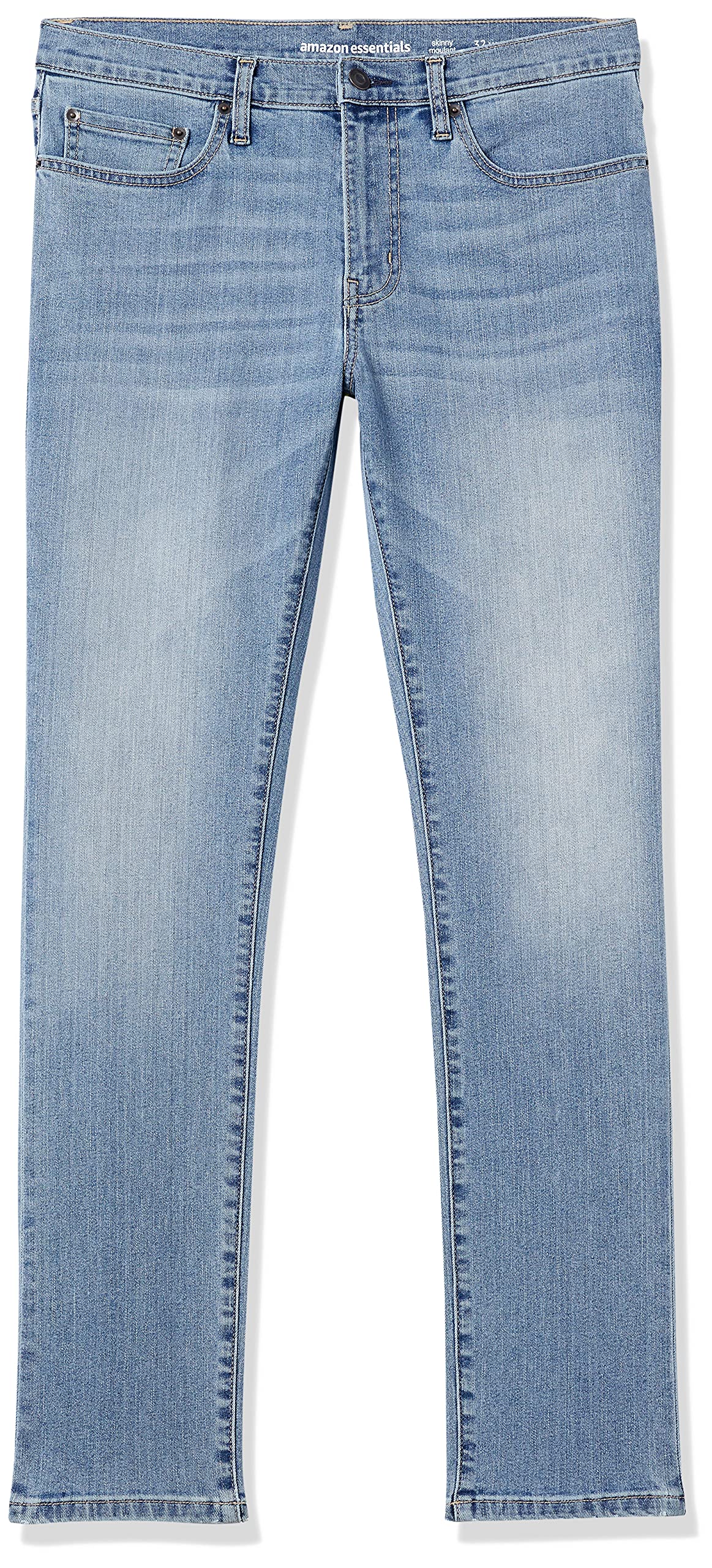 Amazon Essentials Men's Skinny-fit High Stretch Jean - Comfortable Slim Fit Denim Pants for Casual Wear & Everyday Outfits