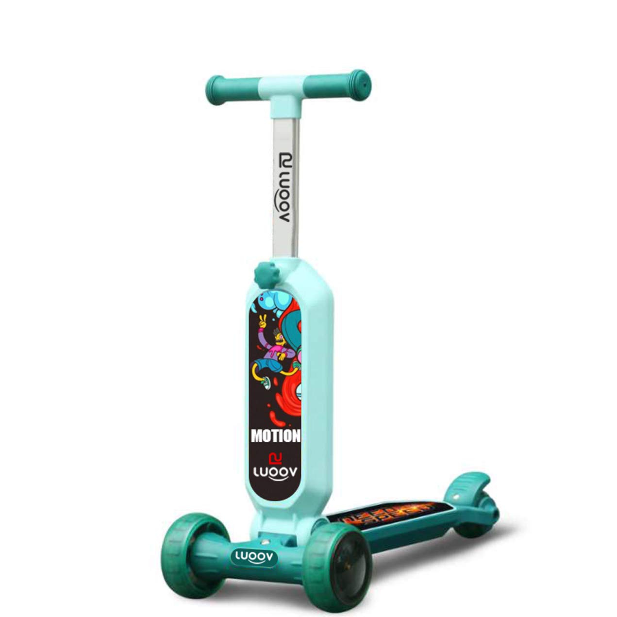 Best 3 Wheel Kick Scooter for Kids 2-14 Years - Adjustable Height, Flashing PU Wheels, 2-in-1 Design for Boys & Girls - Perfect Outdoor Gift for Toddlers (Use for Park Rides, Neighborhood Fun & Commuting)