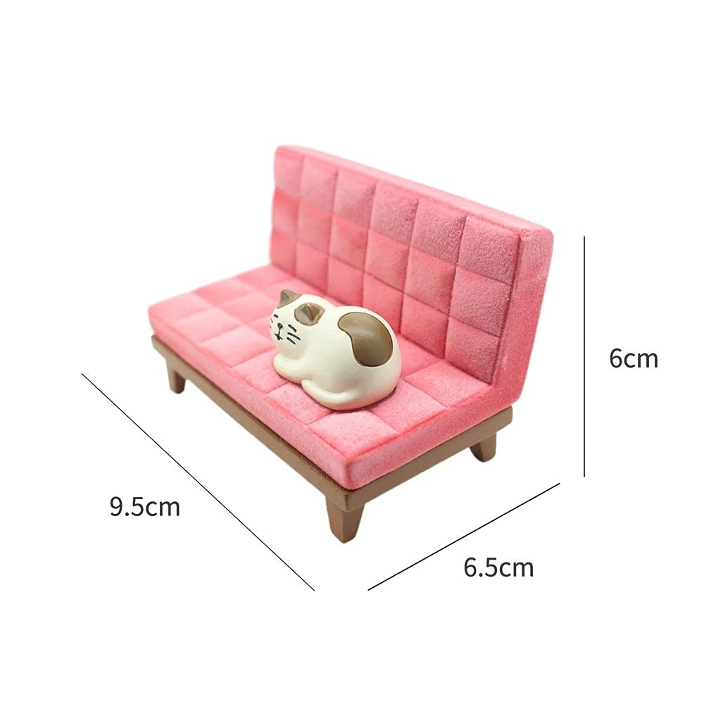 Cute Black Cat Resin Phone Stand - Hands-Free Desktop Mobile Phone Holder for iPhone & Android - Perfect for Watching Videos, Video Calls & Work (Home & Office Use)