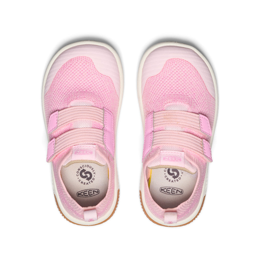 Little Kids' KNX Knit Double Strap Sandals in Giggle Pink & Moonlite Mauve | Comfortable & Stylish Toddler Shoes for Playtime, School & Everyday Wear