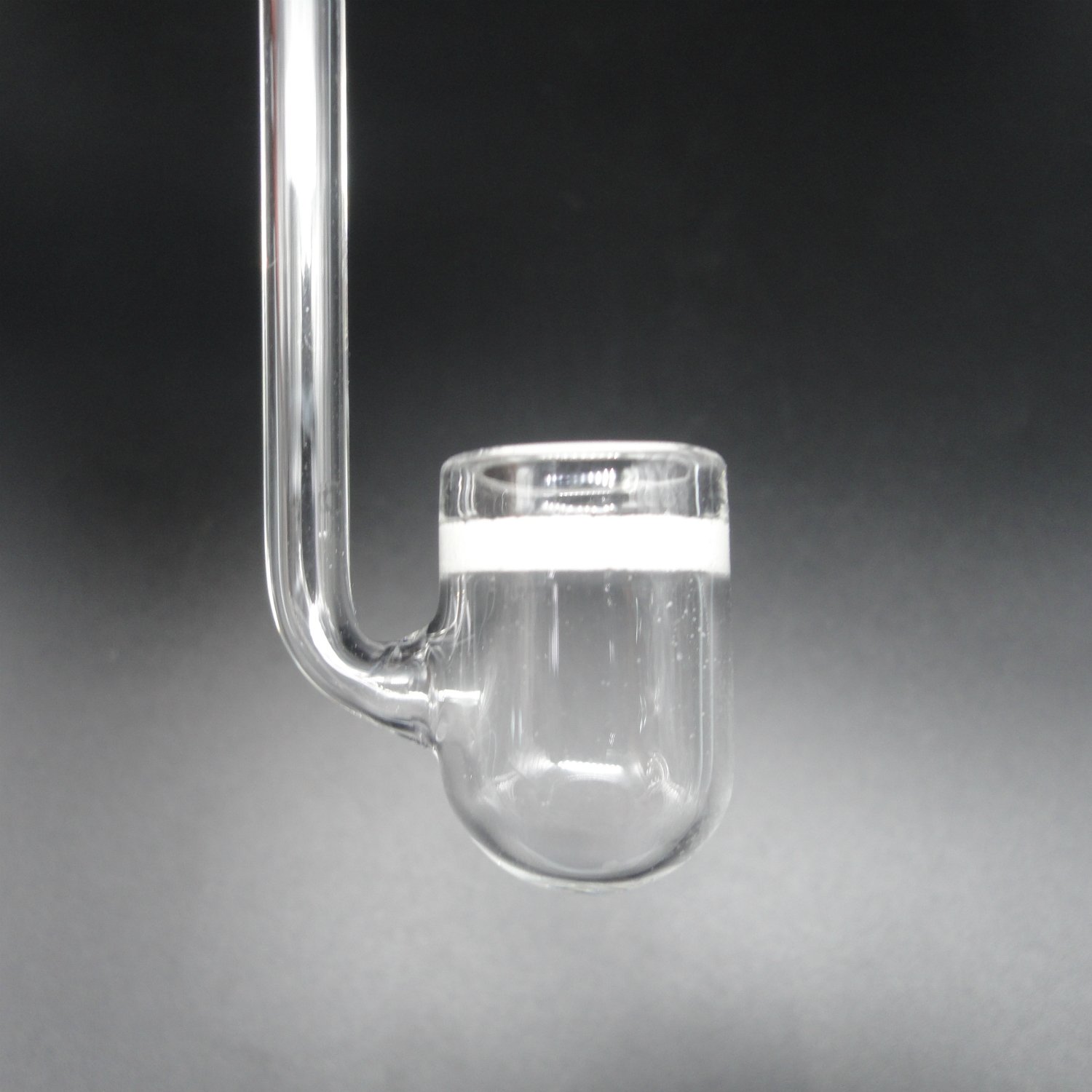 Premium U-Shape Glass CO2 Diffuser for Aquarium Plants - Enhances Plant Growth in Freshwater Fish Tanks & Aquatic Ecosystems