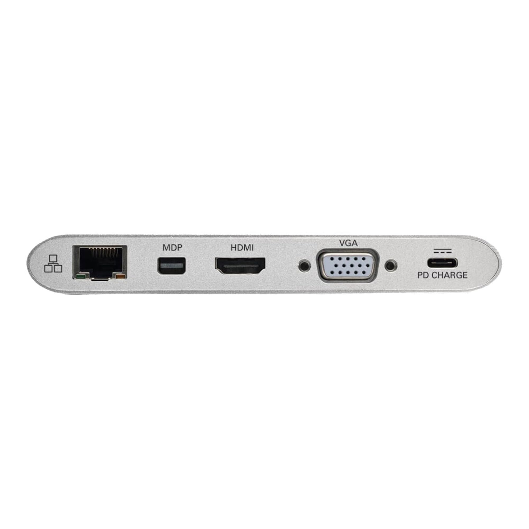 TRIPP LITE U442-DOCK1 USB-C Docking Station with 4K HDMI, VGA, mDP, Gigabit Ethernet, USB 3.1 Ports & 85W PD Charging - Universal Laptop Dock for MacBook Pro, Dell XPS, HP, Lenovo - Perfect for Home Office & Remote Work Setup