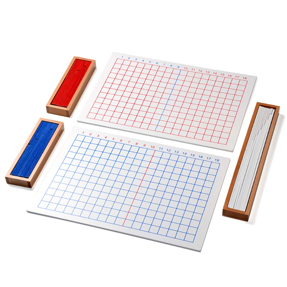 Montessori Math Toys for Kids - Wooden Addition & Subtraction Board, Educational Learning Tools for Toddlers | Perfect for Homeschooling, Classroom & Early Childhood Development