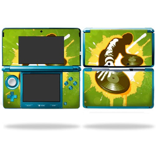 MightySkins Custom Skin Wrap Sticker for Nintendo 3DS - Sonic DJ Edition | Protective Decal Cover for Gaming Console | Perfect for Travel, Gaming Sessions & Collectors