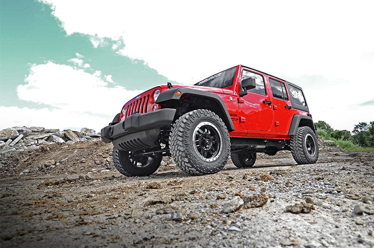 2.5 Inch Lift Kit for Jeep Wrangler JK & Wrangler Unlimited (2007-2018) - Heavy Duty Suspension Spacers - Off-Road Adventure & Trail Riding Upgrade