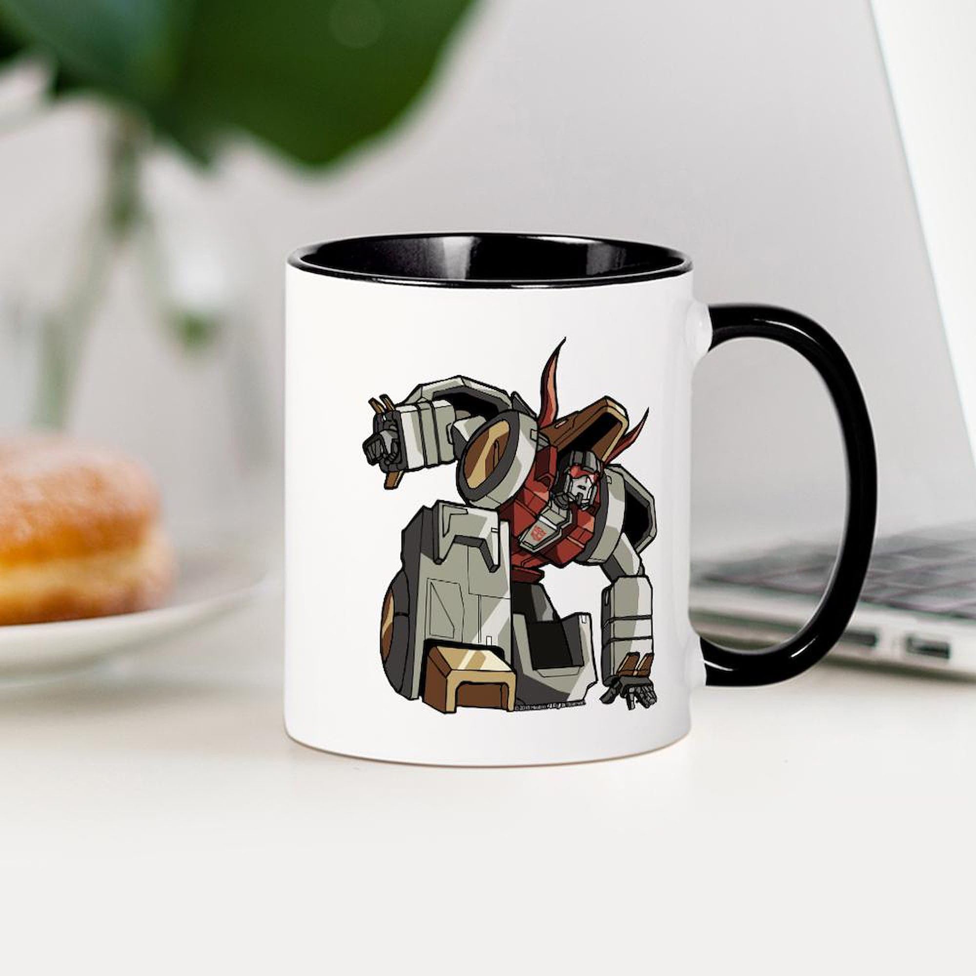 Transformers Slag 11 oz Ceramic Coffee Mug - 325 ml Insulated Cup for Hot & Cold Drinks - Perfect for Home, Office, or Gifts for Fans