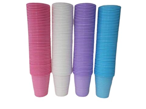 1000 Pack 5 oz Disposable Plastic Cups with Embossed Grip - Small Drinking Cups for Dental Offices, Hospitals, Home, Office & Picnics - Durable Green Plastic Containers for Beverages, Snacks and Party Use