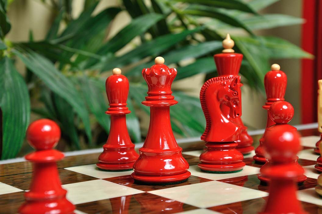 The House of Staunton Zagreb '59 Series Chess Pieces Only - 3.875