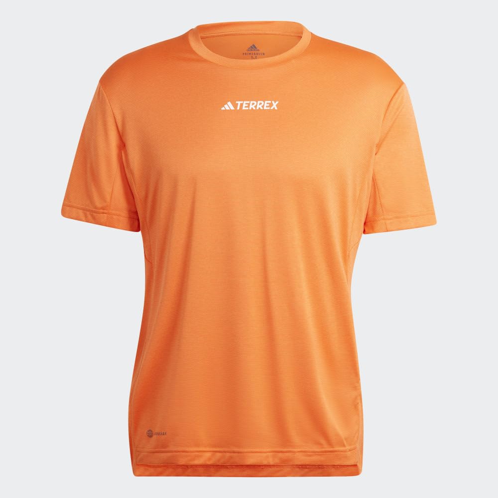 **adidas Men's Terrex Multi Tee - Moisture-Wicking Quick-Dry Hiking Shirt for Outdoor Adventures & Travel**