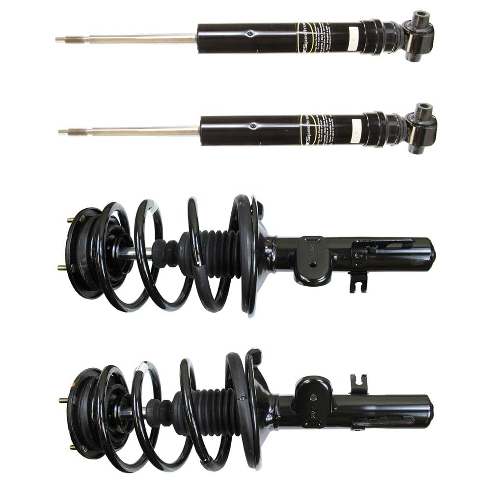 Monroe Front & Rear Shocks Struts for Ford Five Hundred Mercury Montego - 77-69338G5 | Premium Suspension Replacement | Smooth Ride for Highway & City Driving