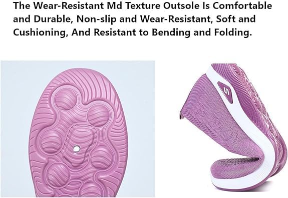Premium Women's Orthopedic Slip-On Sneakers - Breathable Woven Walking Shoes with Arch Support & Soft Diabetic Foam - Comfortable Hands-Free Shoes for Walking, Travel & Everyday Wear
