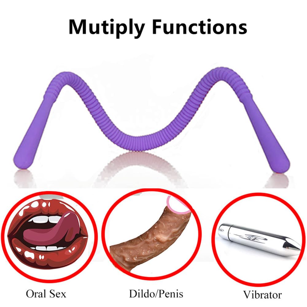 Adjustable Labia Clamps & Vaginal Spreader - Body-Safe Silicone G-Spot Stimulator for Women, BDSM & Oral Sex Toy with Hands-Free Design - Perfect for Solo Play, Couples Exploration & Self-Check Scenarios
