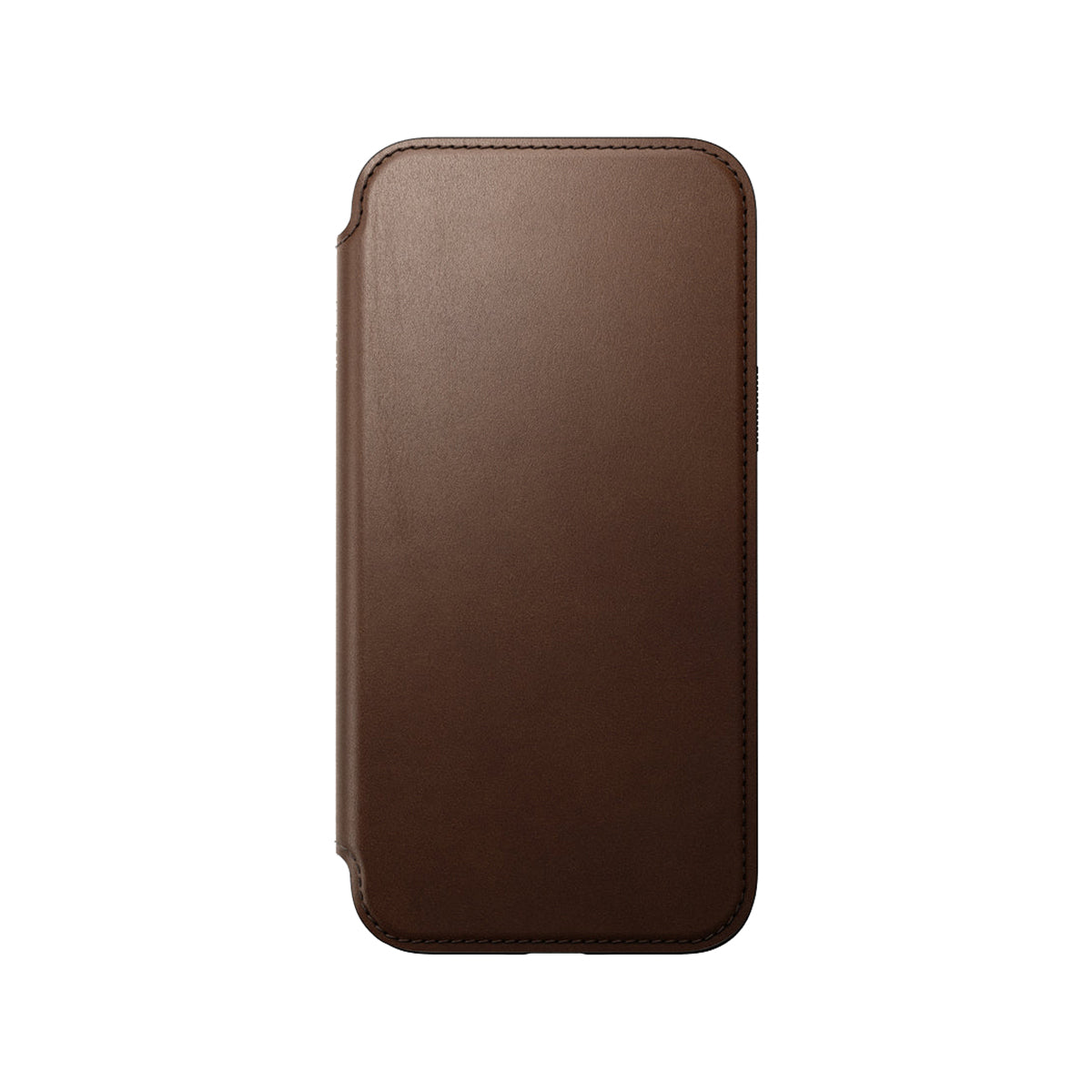 Premium Genuine Leather Folio Case for iPhone 15 Plus - Slim Protective Wallet Cover with Card Slots (Brown) | Perfect for Business Professionals & Everyday Use