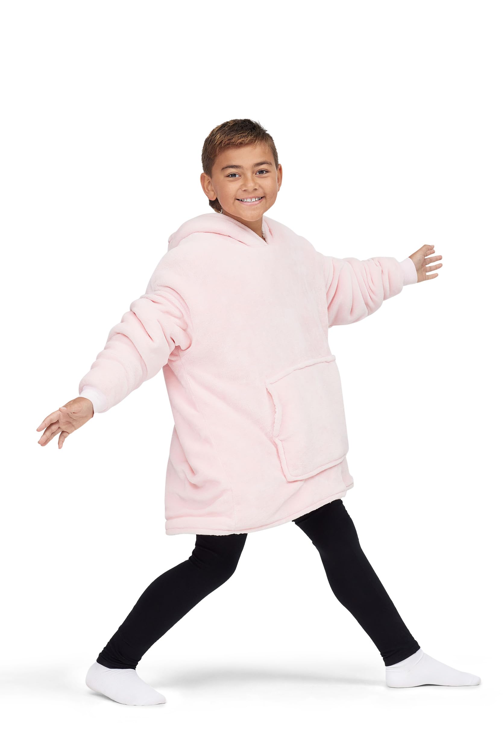 Cozy Kids Oodie Blanket Hoodie - Soft Wearable Blanket with Hood for Boys & Girls | Multiple Colors & Patterns | Perfect for Lounging, Sleepovers & Cold Weather Comfort