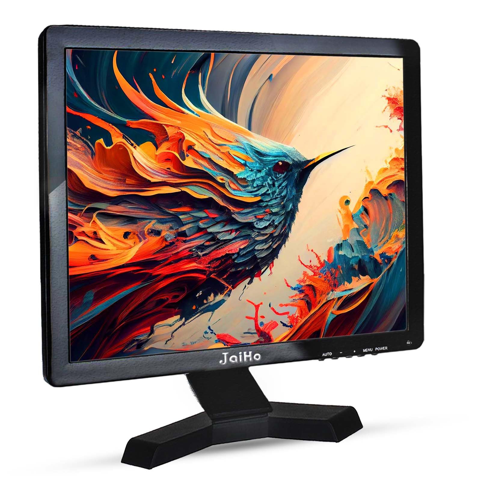 17 Inch LCD Monitor with 1280x1024 Resolution - 4:3 Aspect Ratio, HDMI/VGA/BNC/AV/USB Ports, Built-in Speakers | Ideal for Office Work, Gaming & Home Entertainment