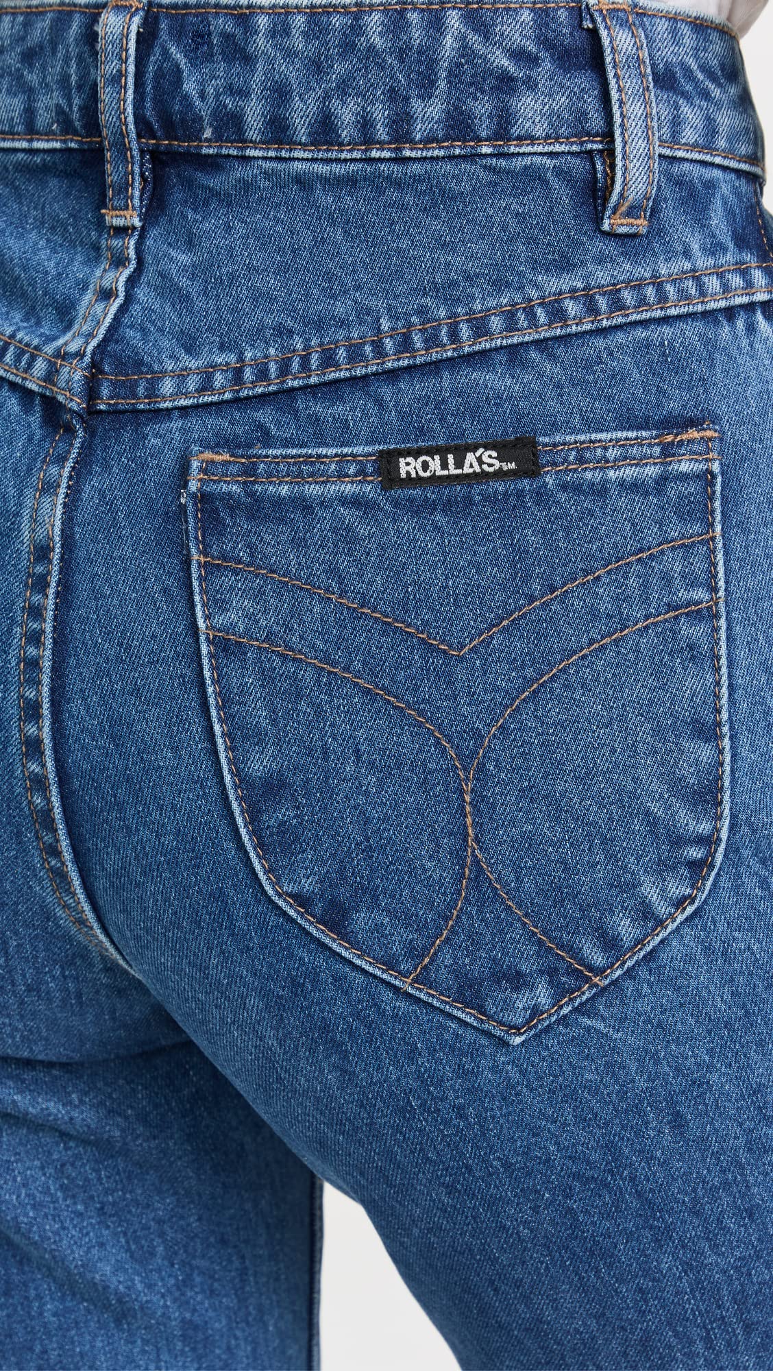 Rolla's Women's Original Straight Leg Jeans - Classic Comfort Fit Denim Pants for Casual Wear & Everyday Style