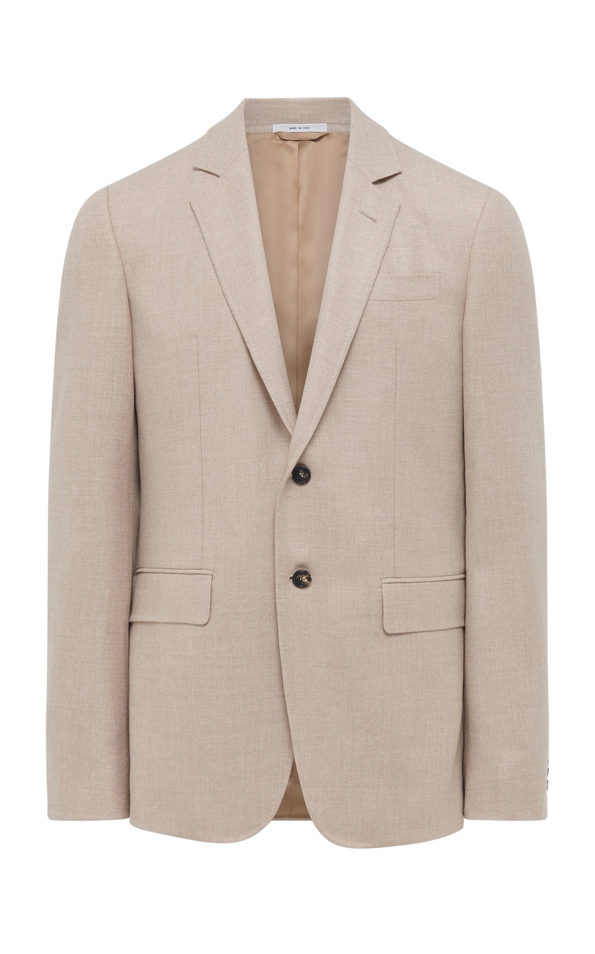Premium Irving Jacket in Camel - 100% Virgin Wool & Cashmere Flannel Blend for Men | Warm & Stylish Winter Coat for Office, Travel & Outdoor Activities