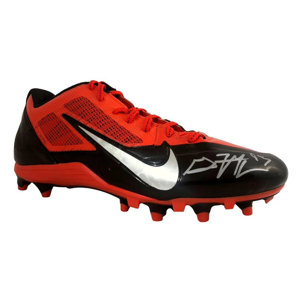 Gerald McCoy Autographed Football Cleats - Raiders & Buccaneers Signed with JSA COA - Perfect for NFL Collectors, Sports Memorabilia Fans, and Game Day Displays