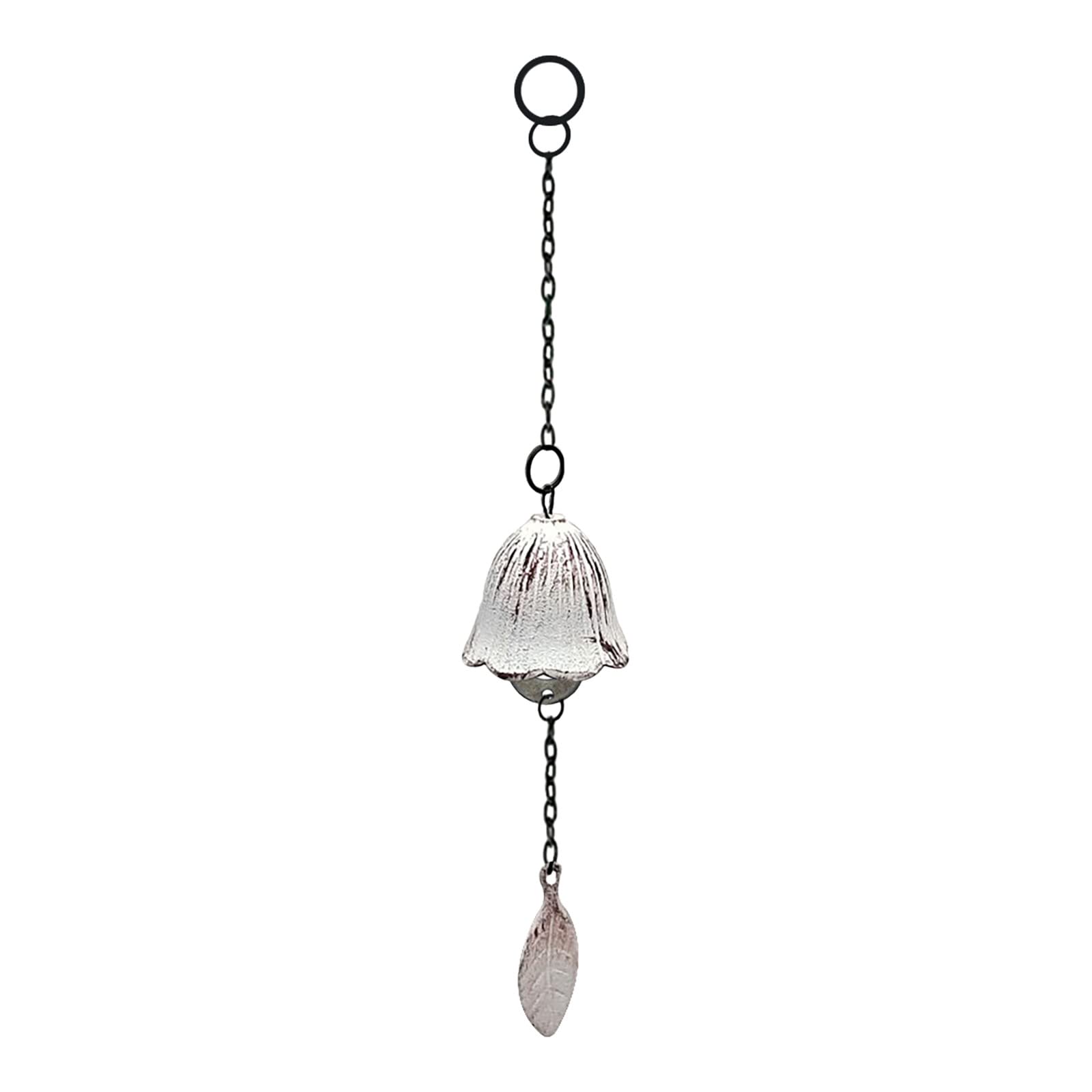 Lucky Cast Iron Wind Chimes for Home & Garden - Retro Outdoor Wooden Wind Decor with Melodic Tones | Perfect for Patio, Porch, Backyard & Zen Garden Decorations
