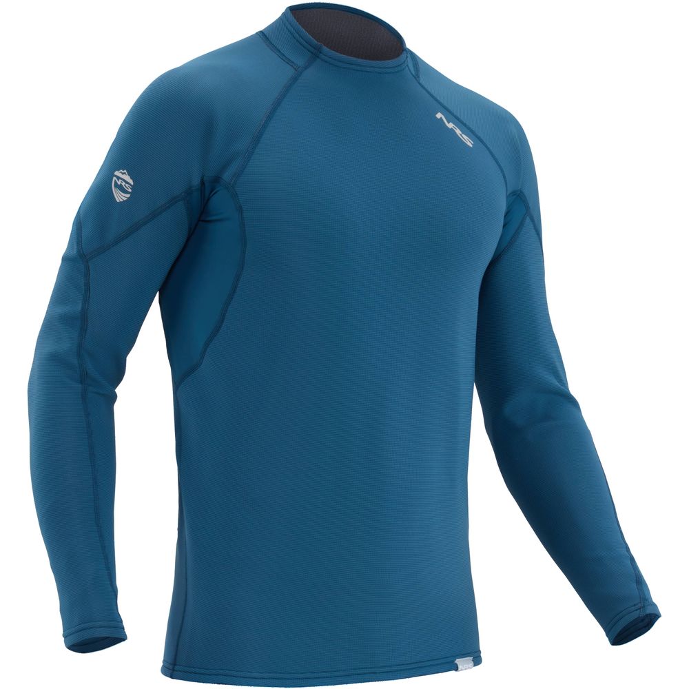 NRS HydroSkin 0.5 Men's Long Sleeve Shirt - Quick-Dry UV Protection Fishing & Kayaking Shirt for Outdoor Water Sports (Closeout)