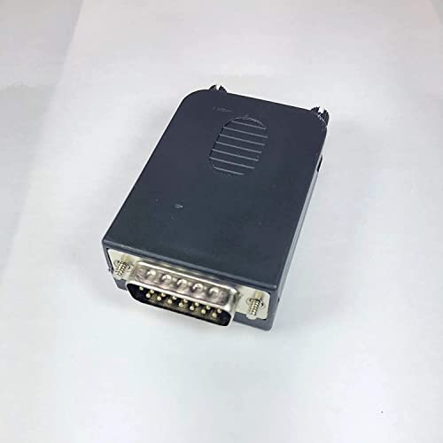 DB15 D-Sub Solderless Breakout Terminal Block Connector Kit (1 Male + 1 Female) for DIY Electronics, Arcade Machines & Industrial Control Systems