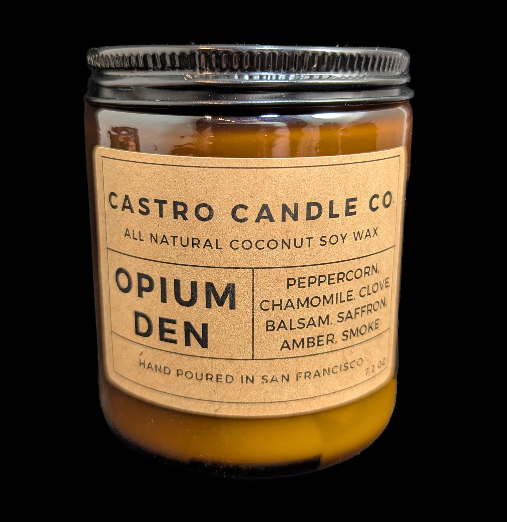 Premium Opium Den Scented Coconut Wax Candle for Home Relaxation & Aromatherapy | Long-Lasting Natural Soy Blend for Bedroom, Bathroom & Meditation Spaces
