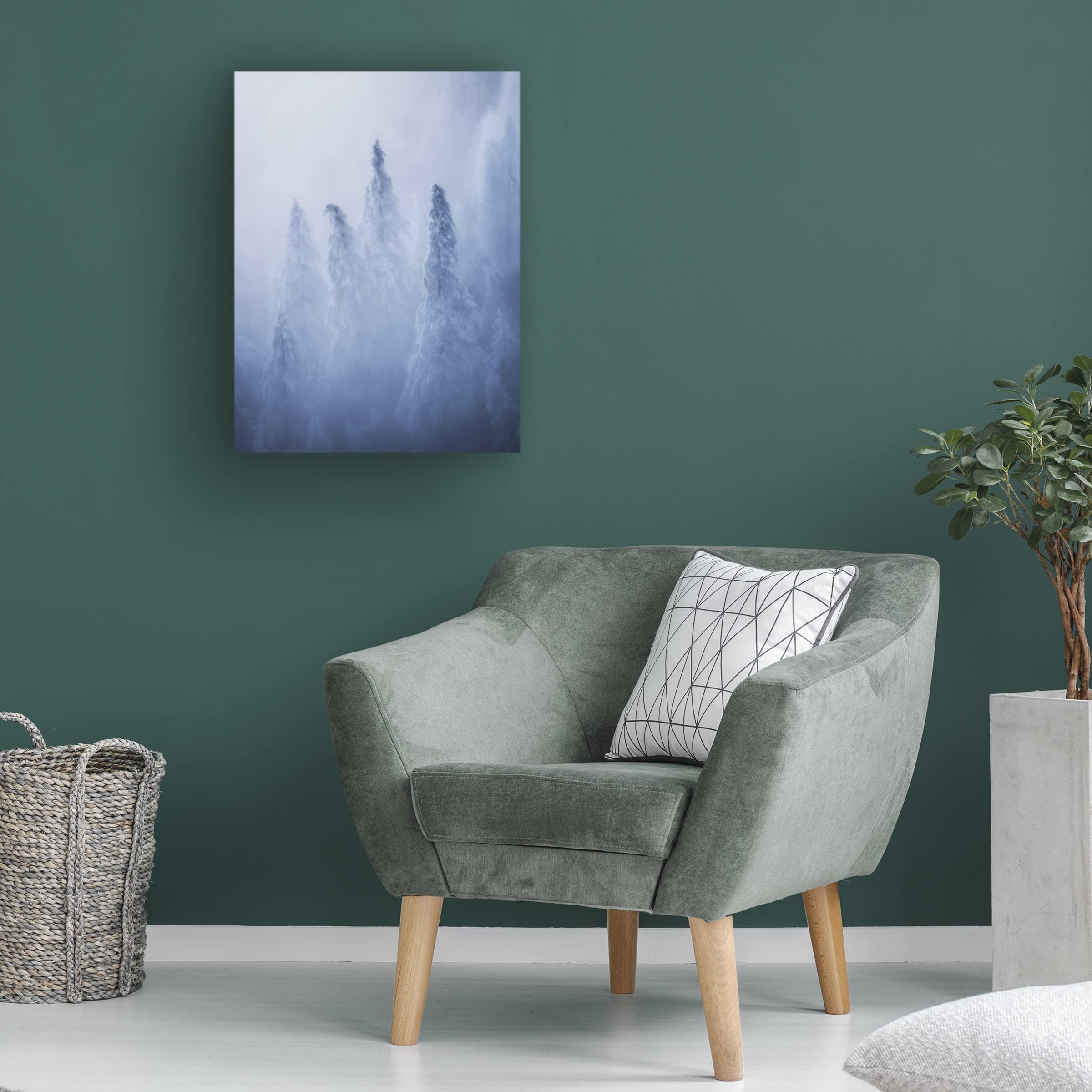 Trademark Fine Art 'Ghosts' Canvas Wall Art by Ales Krivec - Modern Abstract Painting for Living Room, Bedroom & Office Decor