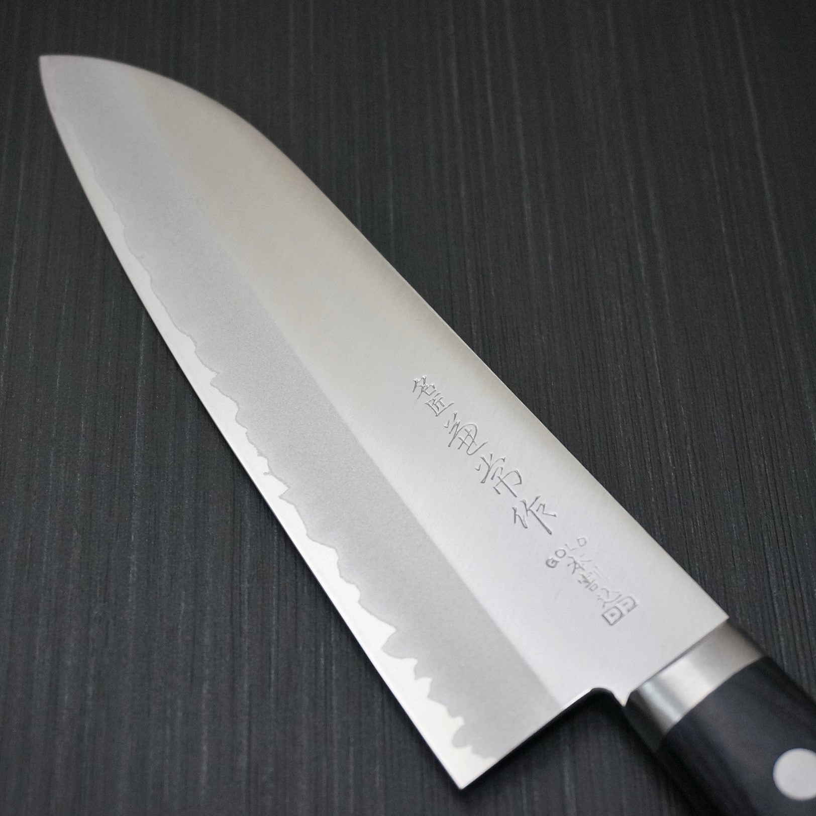 Kanetsune Seki DP VG10 Stainless Steel Santoku Knife 6.5 Inch (165mm) - Japanese Kitchen Knife for Slicing, Dicing & Mincing | Perfect for Home Chefs & Professional Cooking
