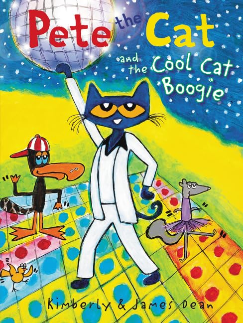 Pete the Cat Cool Cat Boogie Book for Kids Storytime Fun