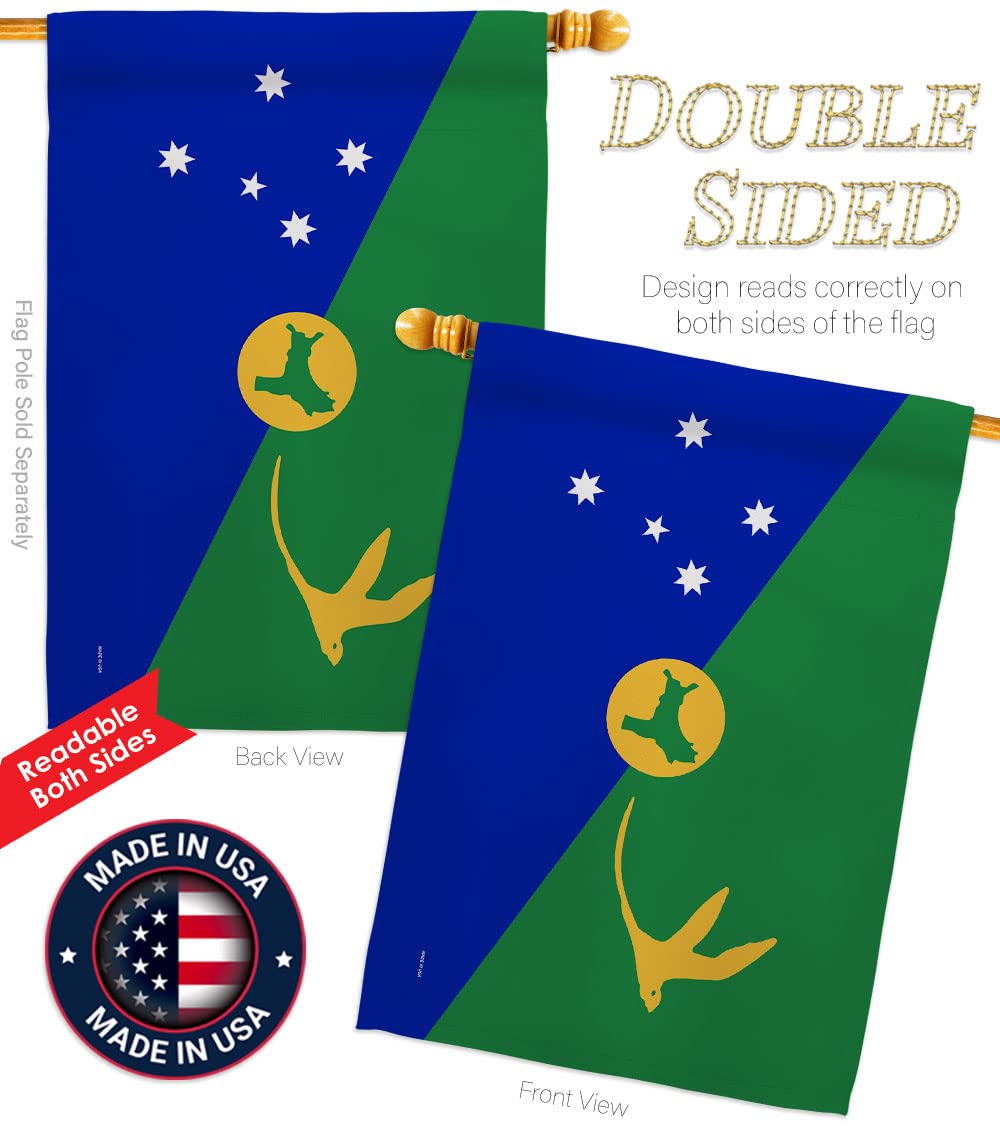 Americana Home & Garden Australia Christmas Island Double-Sided Garden Flag - Regional Territory Banner for Small Yards & Outdoor Decor | Made in USA | Perfect for Holiday Gifts, Patio & Front Yard Decoration