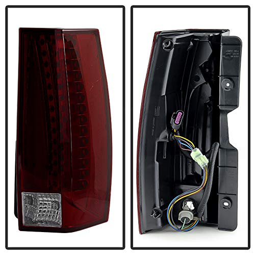 07-14 Chevy Escalade Tail Lights (Excluding Premium Models) - Red Smoked OE Replacement for Improved Visibility & Style | Perfect for Night Driving & Custom Car Upgrades