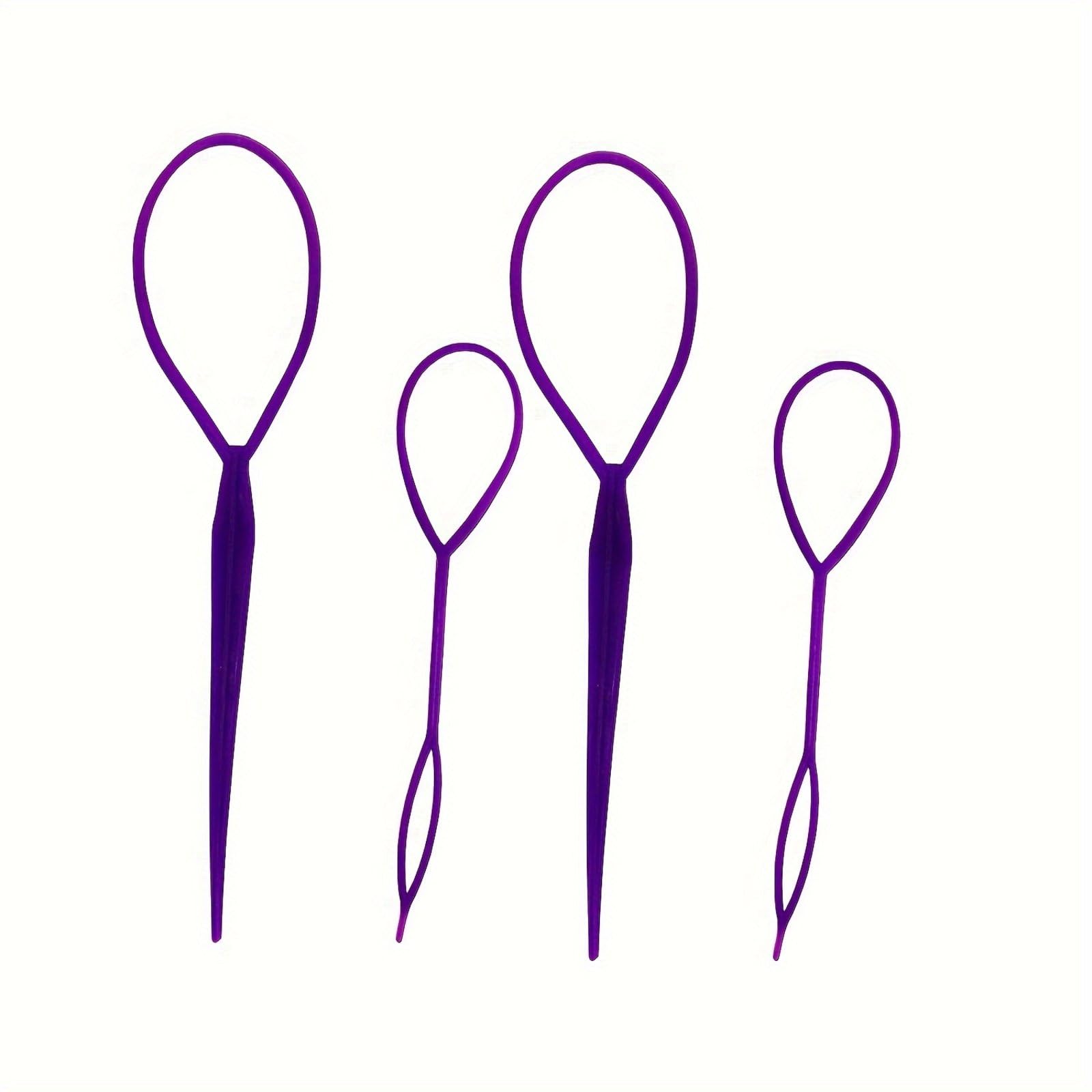 Topsy Tail Hair Braid Tool – Plastic Ponytail Maker & Styling Accessory with Bonus Hair Holder (2-Pack) – Perfect for Quick Updos, Braids & Ponytails
