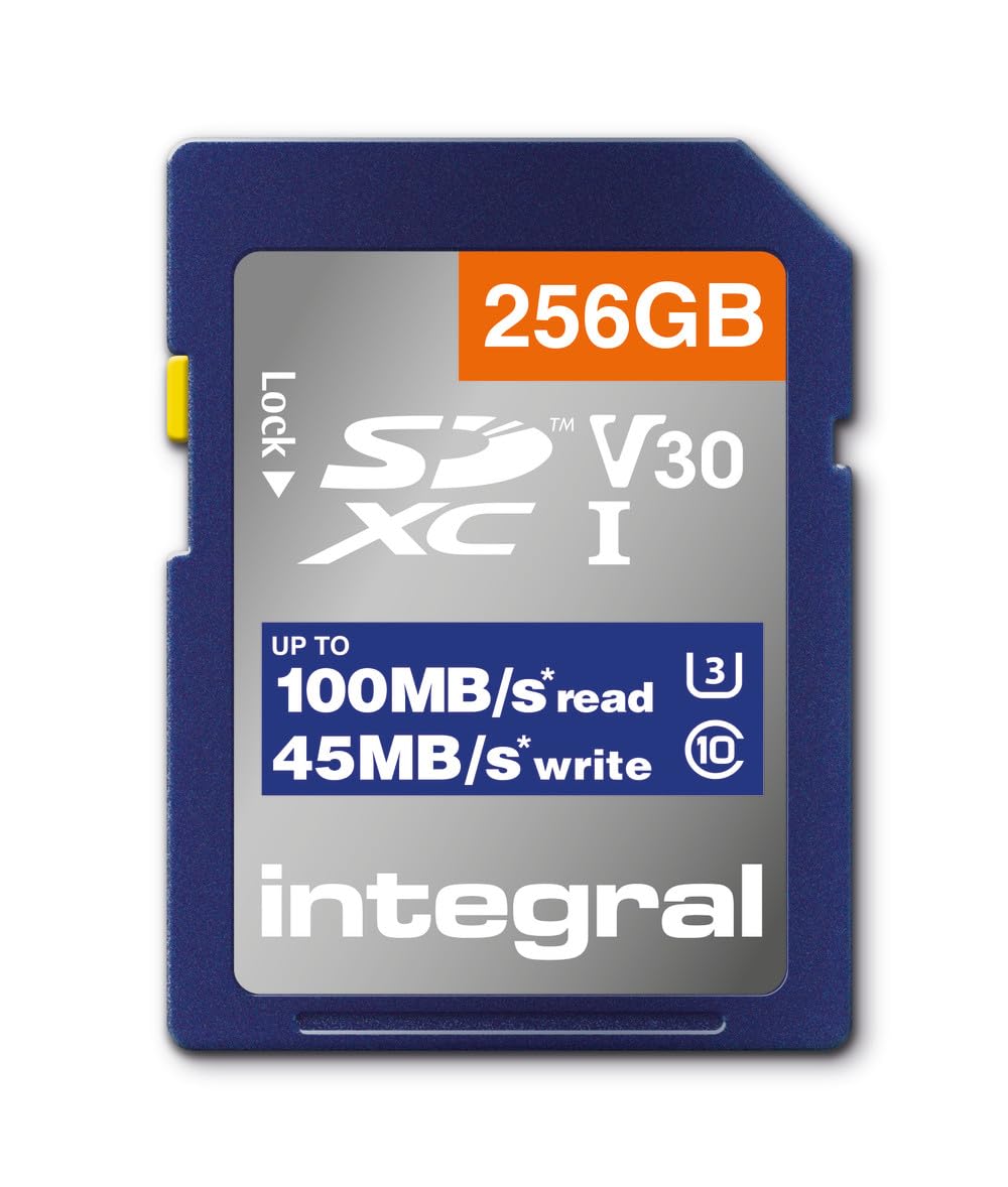 256GB SDXC UHS-I U3 V30 Memory Card for Panasonic Lumix T280, FZ82, FZ1000, LX15 Digital Cameras - High Speed for 4K Video & Burst Photography + Free Cleaning Cloth (Perfect for Travel, Vlogging & Professional Photography)