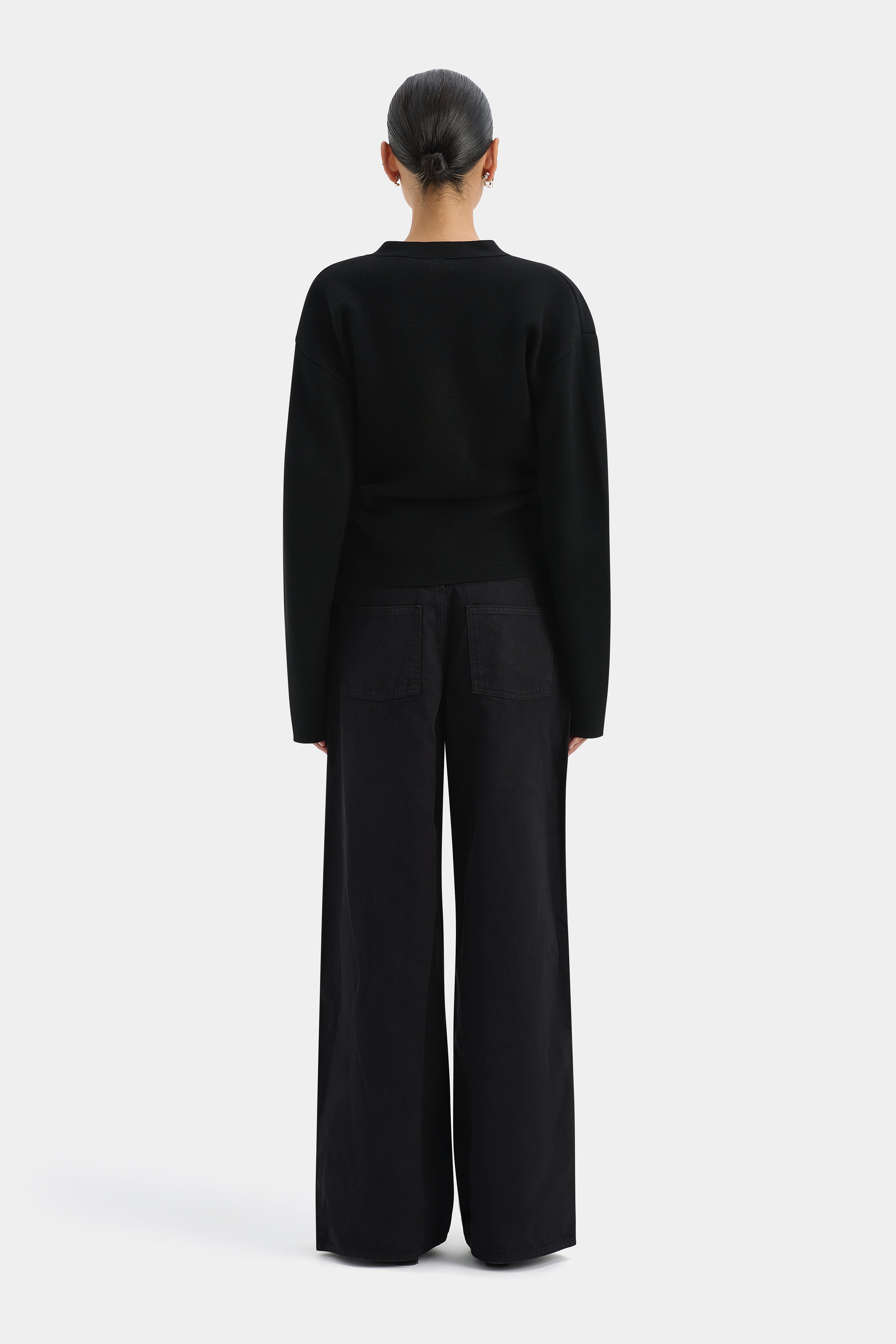 Stylish Ayana Gathered Cardigan for Women - Soft Knit Open Front Sweater | Perfect for Office, Date Night & Fall Layering