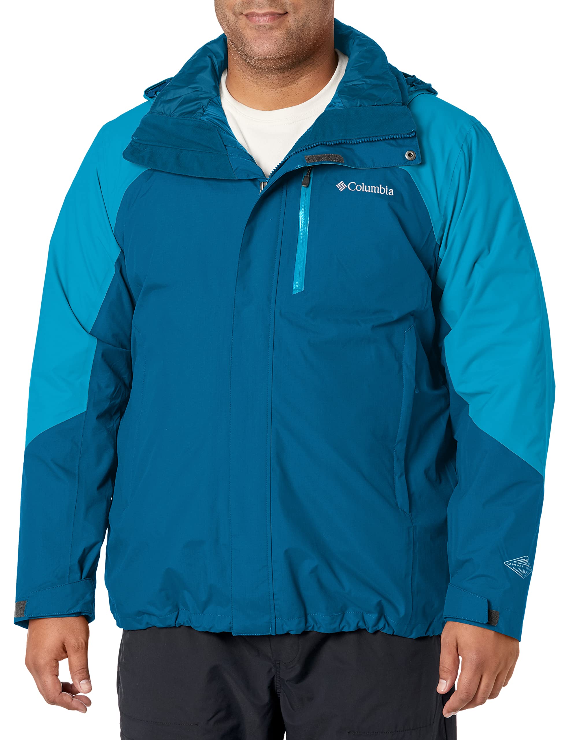 Columbia Men's Lhotse II Interchangeable 3-in-1 Waterproof Ski Jacket - Winter Snow Jacket for Skiing, Hiking & Outdoor Activities